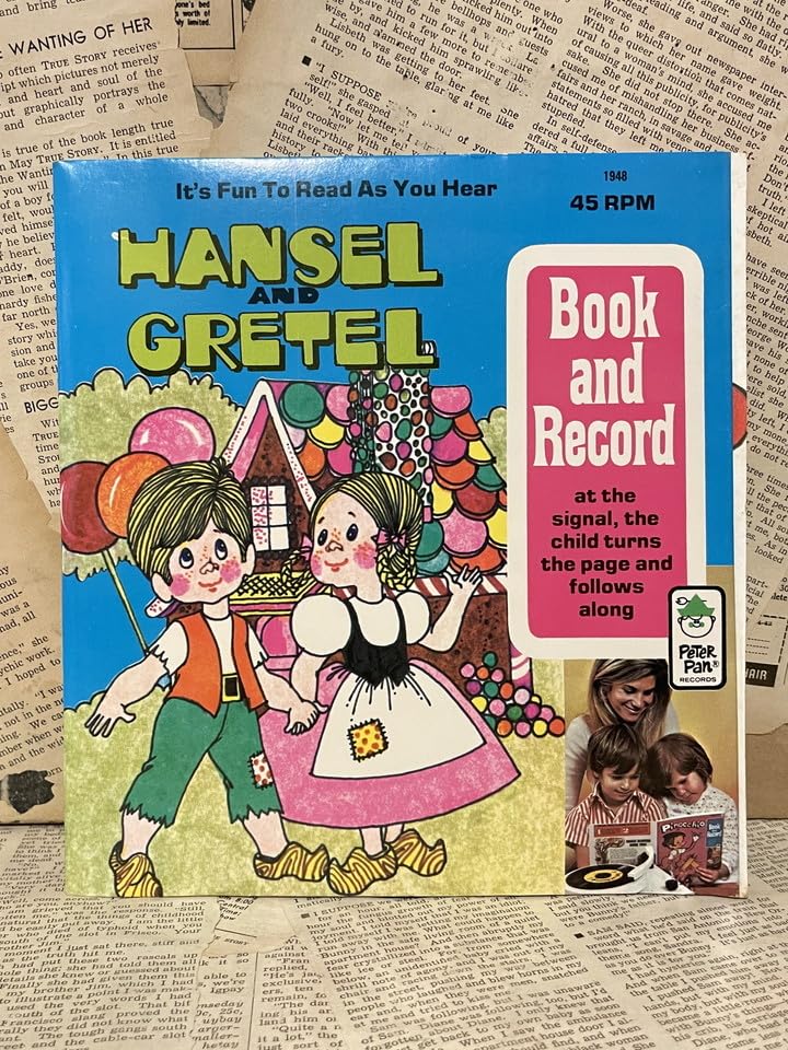 希少版 Hansel and Gretel 絵本 レコード付 Amazon.co.jp: ☆1970年代/ヘンゼルとグレーテル/レコード&ブック